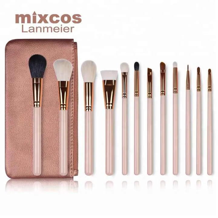 مجموعة فرش تجميل صغيرة أنيقة واحترافية عالية الجودة - Fashionable Professional Mini Cute