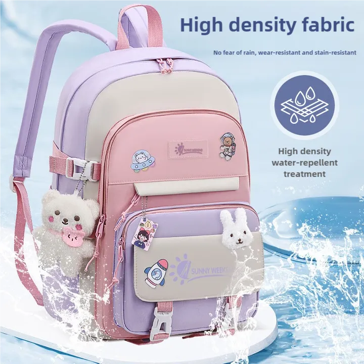 حقيبة مدرسية خفيفة الوزن للمراهقات للبيع . Wholesale lightweight school bag for teenage girls,