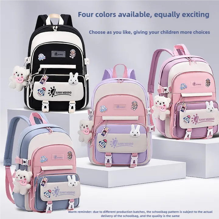 حقيبة مدرسية خفيفة الوزن للمراهقات للبيع . Wholesale lightweight school bag for teenage girls,
