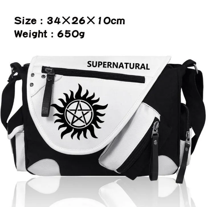 Back to School - Waterproof Unisex Canvas Shoulder Bag