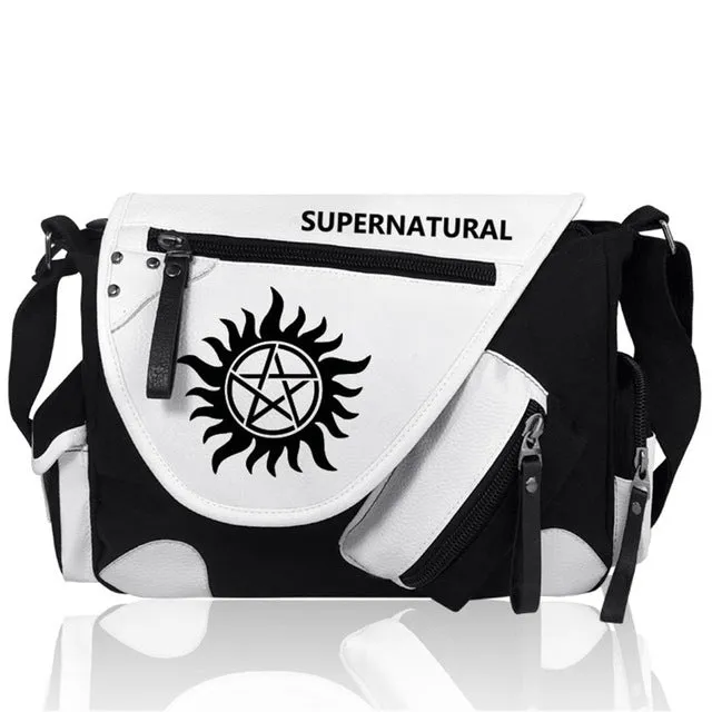 Back to School - Waterproof Unisex Canvas Shoulder Bag
