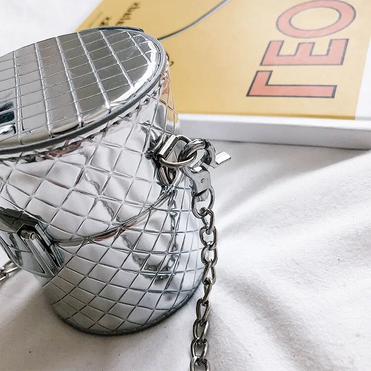 Designer Quilted Bucket Bag