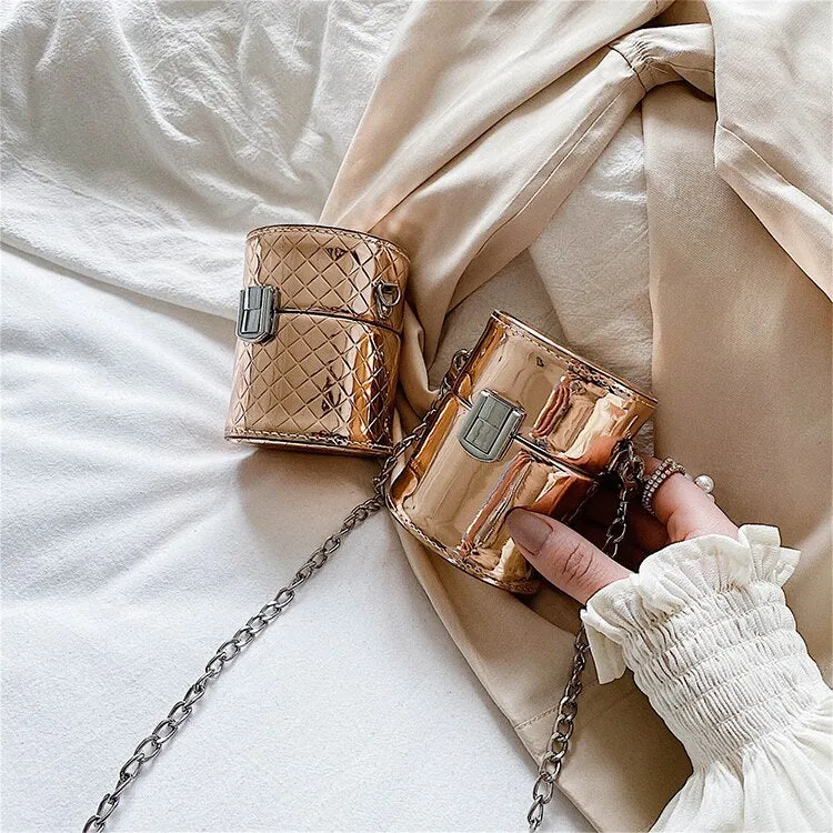 Designer Quilted Bucket Bag