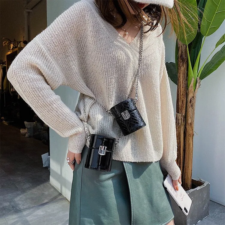 Designer Quilted Bucket Bag
