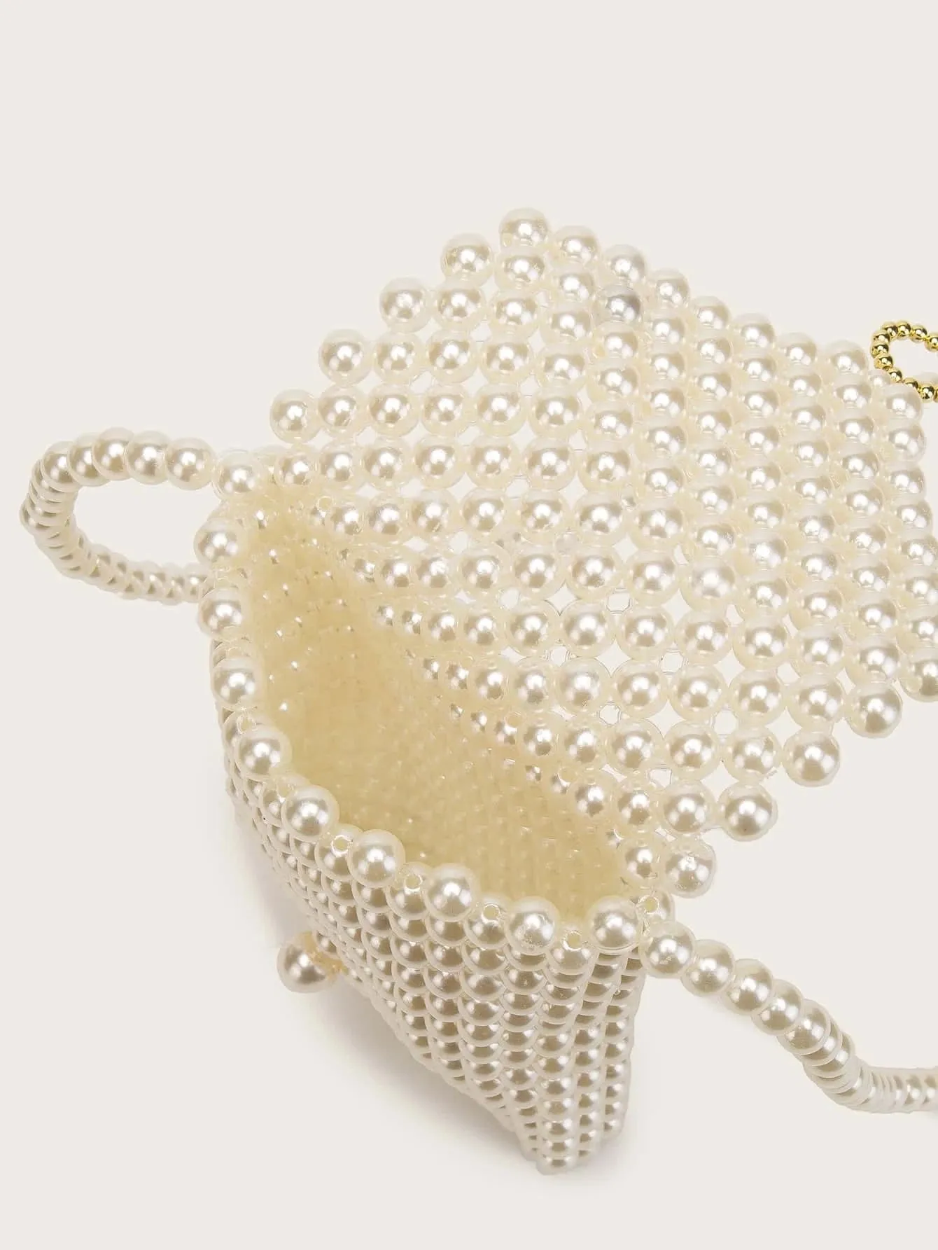 Faux Pearl Bag