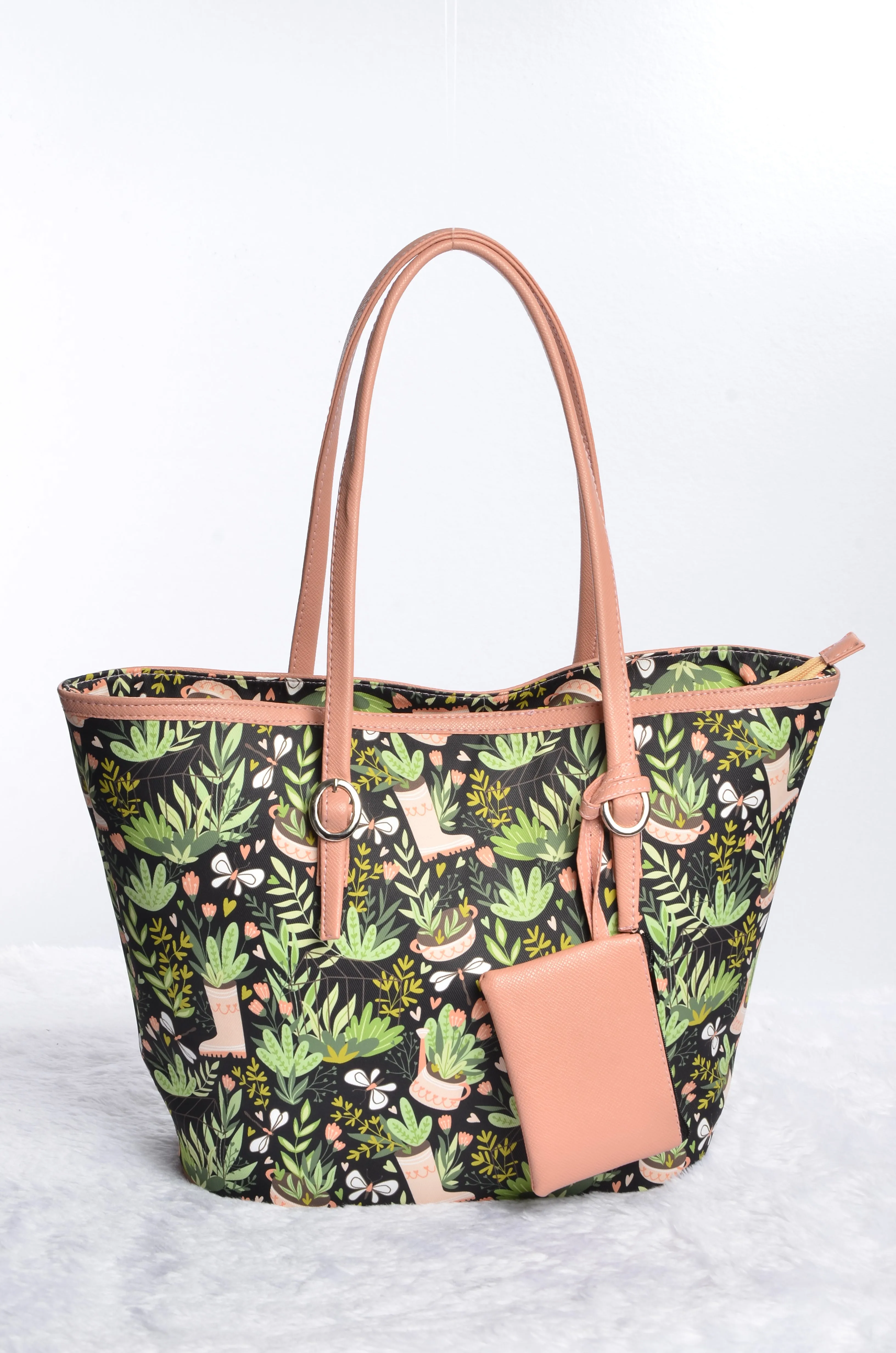 Flower tote bag