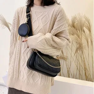Lingge bucket bag