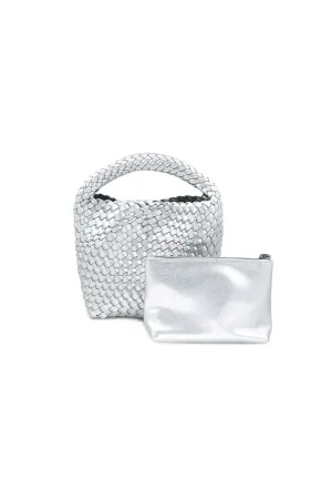 Mini Handwoven Tote Bag & Clutch