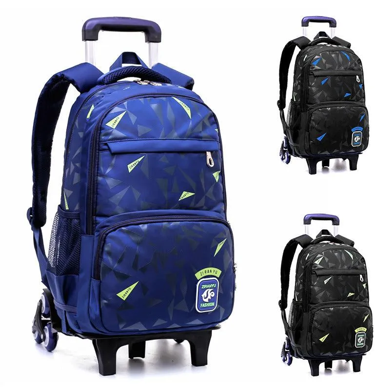 Trolley school bag six rounds